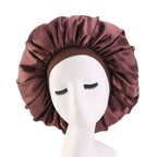 Extra Large Satin Sleep Bonnet – Silky Hair Protection for Curly Hair