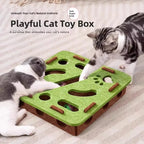 Felt Puzzle Box Toy – Interactive Hunting Exercise for Indoor Cats