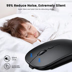 Wireless Gaming Mouse – Dual Mode Ergonomic Rechargeable for PC Laptop Mac