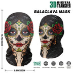 Full Face Skull Animal Mask – Breathable Mesh Headgear for Halloween Cosplay