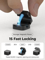 Magnetic Cable Clips – Adjustable Adhesive Cord Holder for Home Office Desk