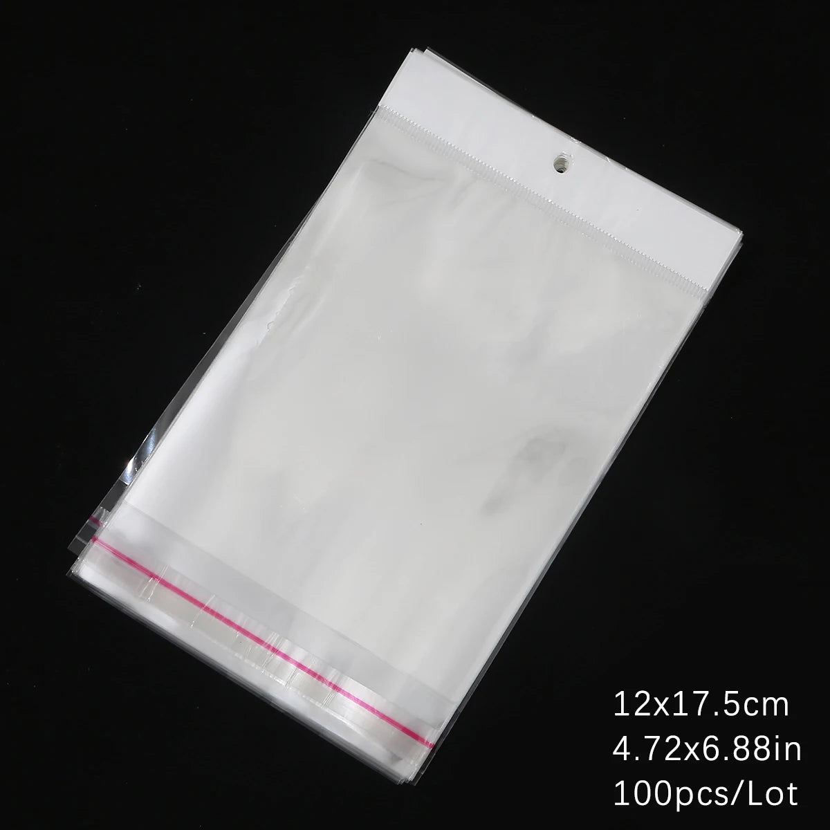 Self-Sealing Cellophane Bags – Transparent Adhesive Packaging for Gifts and Treats