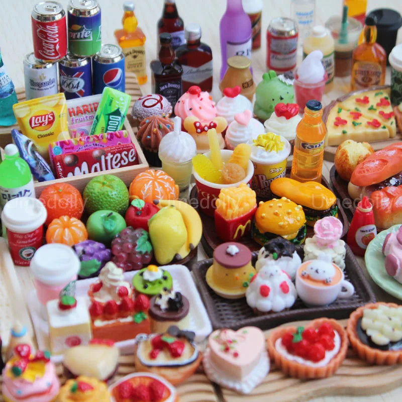 Miniature Food Set – 1:6 Scale Dollhouse Kitchen Accessories for BJD Dolls