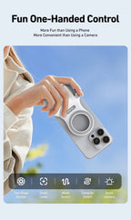 Magnetic Phone Camera Grip – Ergonomic Handheld Stabilizer for Content Creation