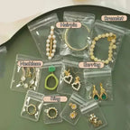 Transparent PVC Zip Jewelry Pouches – Anti-Oxidation Bags for Storage