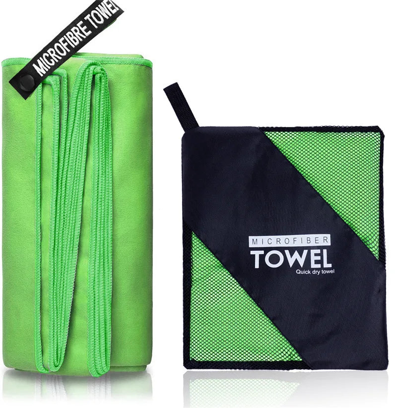 Microfiber Gym Towel – Silver Ion Odor-Free Absorbent Fabric for Workout