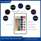 RGB LED Night Light Base – 16 Color Display Stand for Acrylic Art