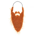 Synthetic Fake Beard – Elastic Facial Hair for Costume Party Cosplay