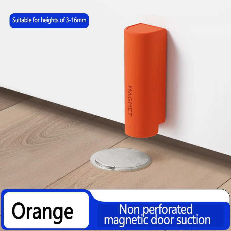 Magnetic Door Stop – Heavy Duty Nail Free Bumper for Home Security