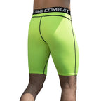 Men Compression Training Shorts – Elastic Gym Leggings for Bodybuilding Workout