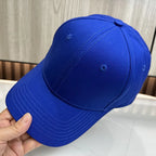 Oversized Cotton Baseball Cap – Adjustable Large Fit for Men and Women