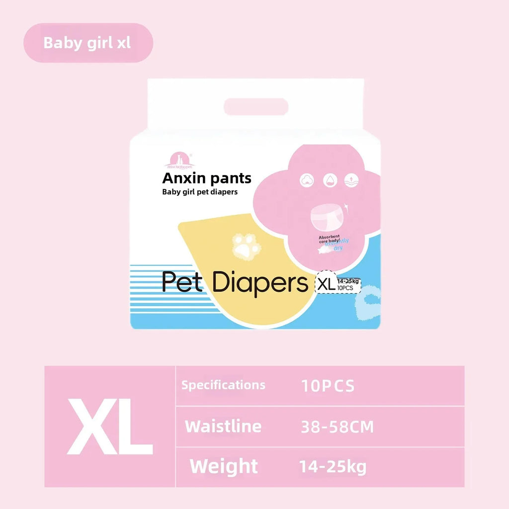 Disposable Male Dog Diapers – Leak-proof Waterproof Shorts for Puppy Care
