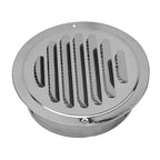 Stainless Steel Round Vent Grille – 70-300mm External Wall Duct for Ventilation