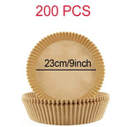 Disposable Air Fryer Parchment Liners – 9 Inch Nonstick Paper for Baking