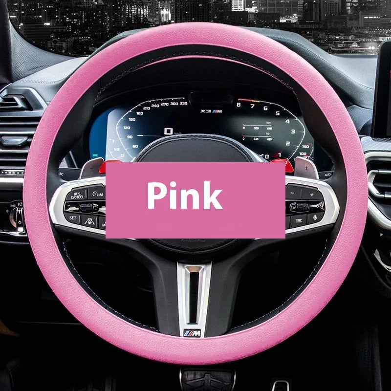 Silicone Steering Wheel Cover – Anti-slip Protective Grip for Universal Cars