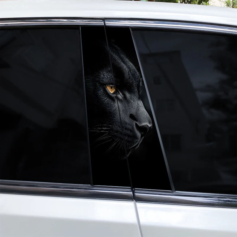 Lion Vinyl Car Decals – Waterproof B-Pillar Styling for Automotive Tuning