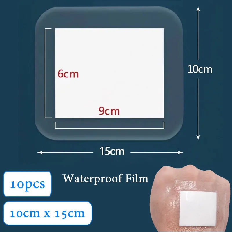 Sterile Waterproof Adhesive Bandages – Breathable Wound Dressing for First Aid