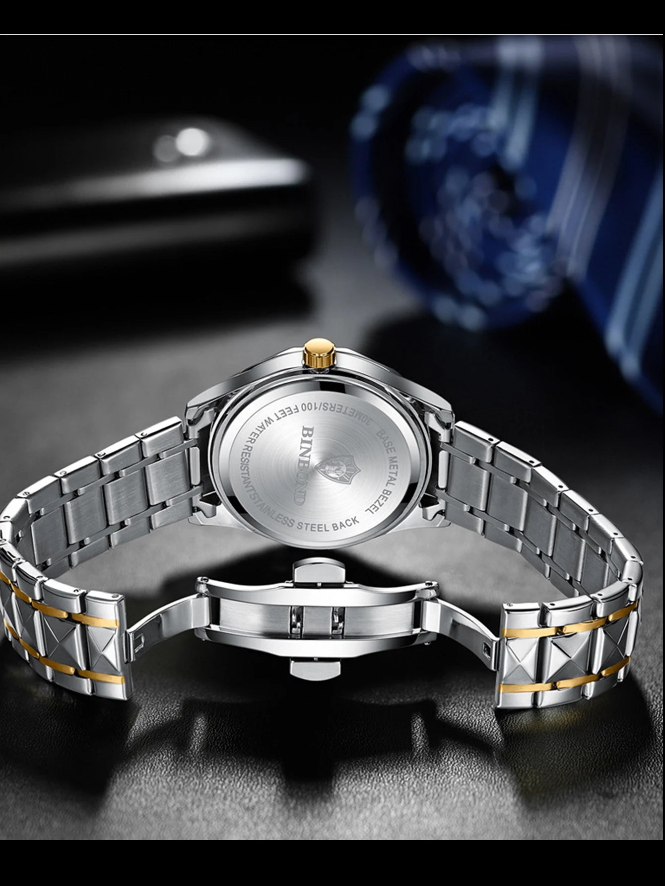 Stainless Steel Quartz Watch – Waterproof Luminous Accessory for Women