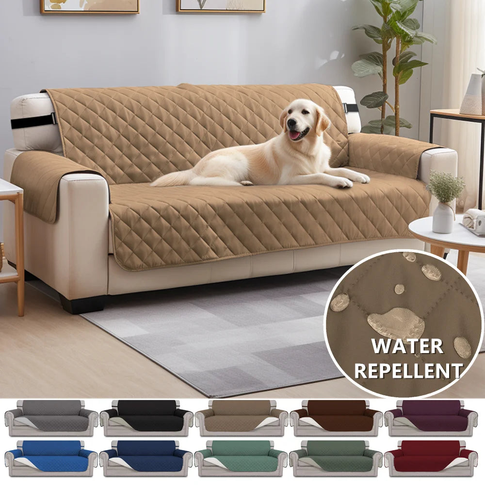Waterproof Sofa Slipcovers – Non-Slip Elastic Protectors for Kids and Pets