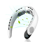 Portable Neck Fan – Rechargeable Turbine Design for Outdoor Summer Cooling
