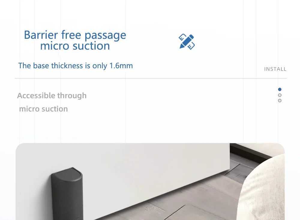 Magnetic Door Stop – Heavy Duty Nail Free Bumper for Home Security