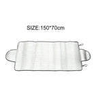 Universal Windshield Sunshade – 150x70cm Snow and Ice Cover for Winter Summer