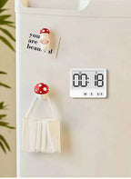 Digital Magnetic Countdown Timer – Large LCD Display for Kitchen and Study