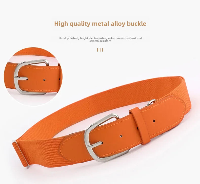 Adjustable Elastic Golf Belt – Durable Rubber Waistband for Outdoor Sports