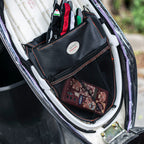 Motorcycle Seat Storage Bag – Expandable Tool Organizer for Vespa Scooters