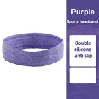 Moisture-Wicking Elastic Sweatband – Breathable Headband for Gym and Sports