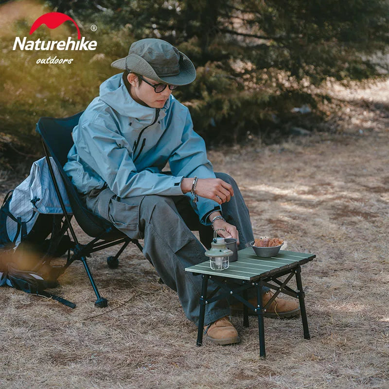 Ultralight Folding Camping Table – Portable Aluminum Desk for Outdoor Travel