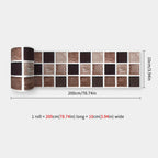 Self-Adhesive Waist Line Stickers – Waterproof Border Mural for Kitchen Decor