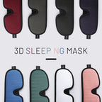Memory Foam Sleep Mask – Ergonomic 3D Blindfold for Travel and Sleeping