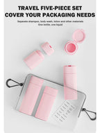 4-in-1 Travel Bottle Set – Leak Proof Refillable Containers for Toiletries
