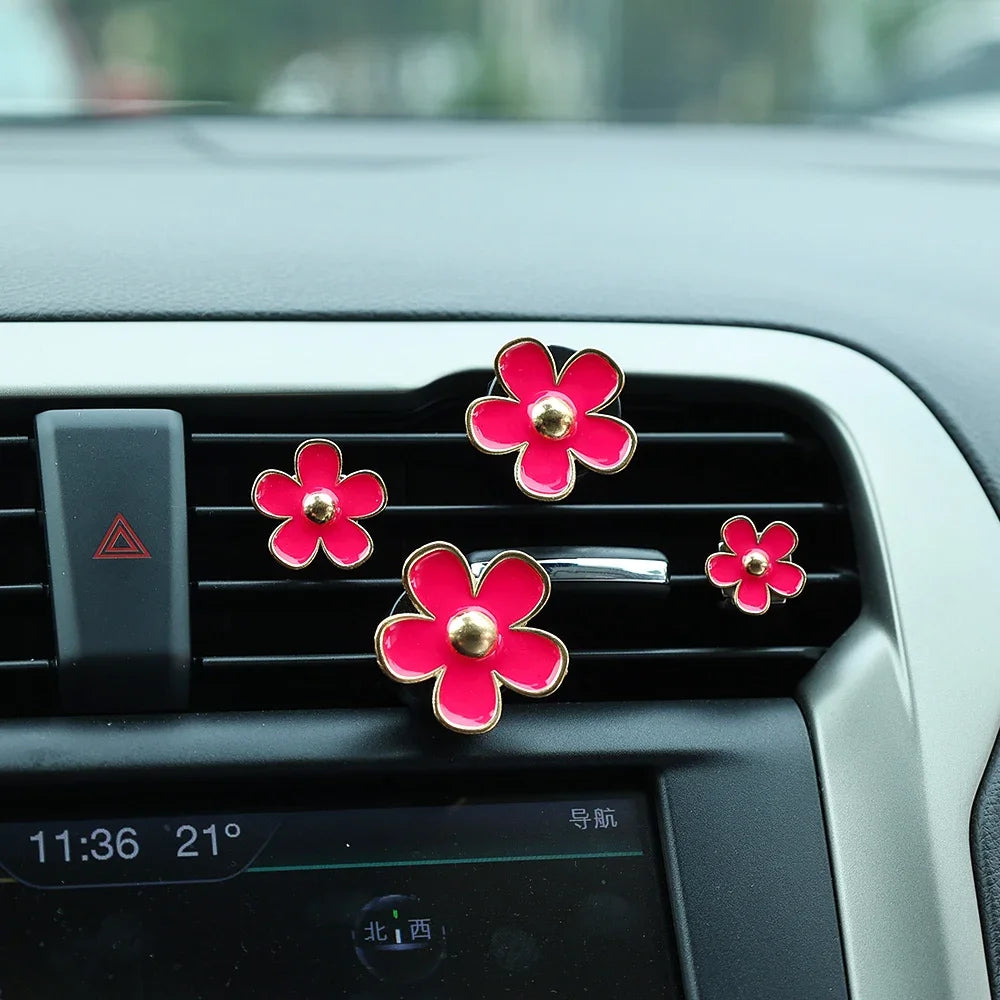 Daisy Car Air Vent Diffuser – Cute Floral Aroma Clip for Auto Interior Decor