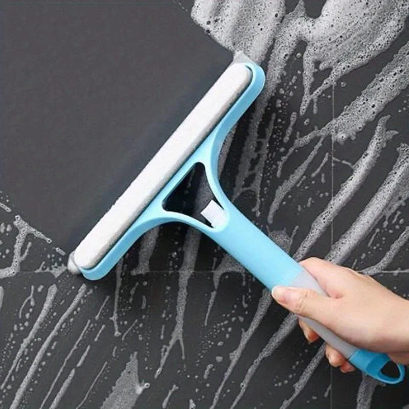 Glass Cleaning Squeegee – Spray Bottle Window Scrubber for Home Automotive