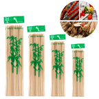 Natural Bamboo Skewers – Disposable Sticks for Grilling and BBQ Appetizers