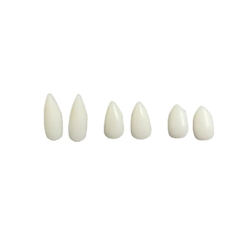 Vampire Fangs with Adhesive – Realistic Dentures for Halloween Cosplay