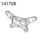 RC Car Spare Parts – Differential Shock and Tire Set for 1/14 Scale Models