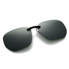 Polarized Clip-On Sunglasses – Square UV400 Lenses for Driving and Fishing