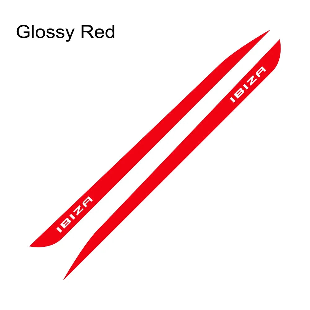 Vinyl Side Skirt Stripes – Car Body Decals for Seat Ibiza Tuning