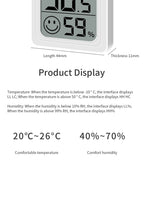 Digital LCD Thermometer Hygrometer – Indoor Temperature Humidity Gauge for Home