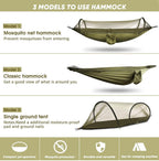 Camping Hammock – Quick Opening with Mosquito Net for Outdoor Sleeping
