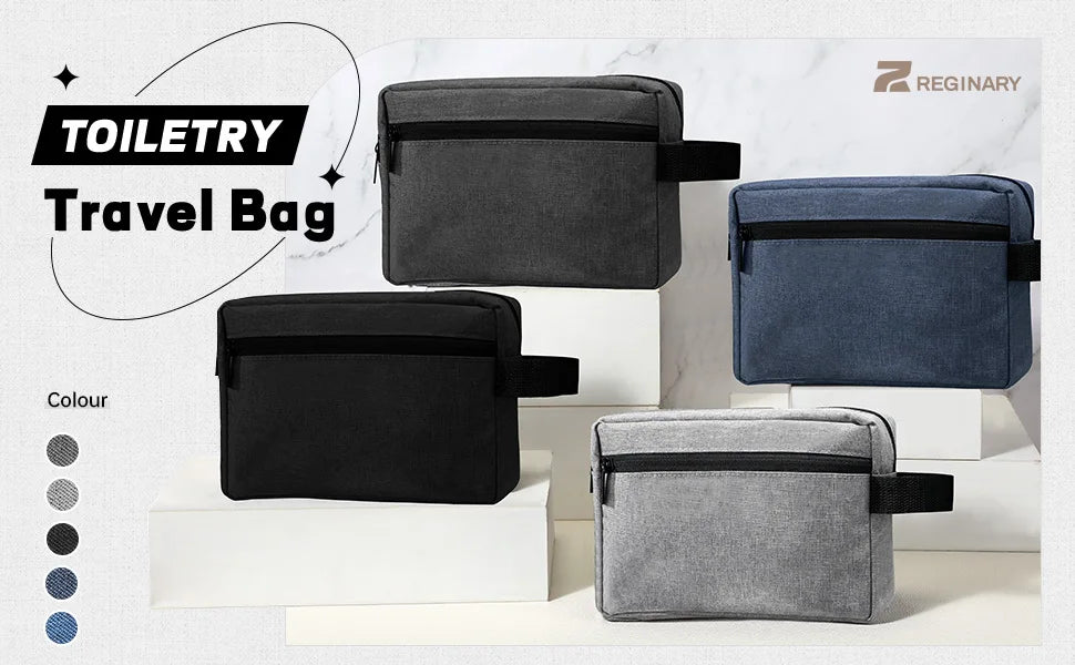 Portable Toiletry Organizer – Travel Cosmetic Pouch for Men and Women