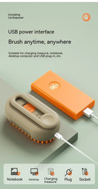 3-in-1 Pet Steam Grooming Brush – Electric Spray Comb for Dog and Cat Shedding