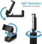 Airplane Phone Holder – Foldable Adjustable Travel Stand for Flight Seats