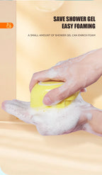 Silicone Pet Bath Brush – Shampoo Dispenser for Dog and Cat Grooming
