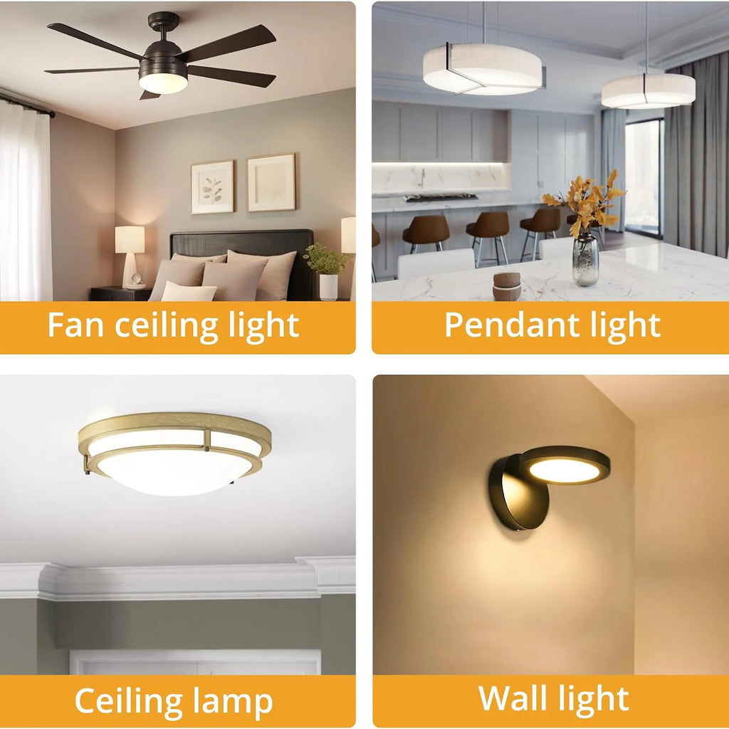 Round LED Ceiling Light Panel – Replacement Module for Home Lighting
