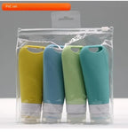 Silicone Travel Dispenser Bottles – Leakproof 90ml Containers for Toiletries