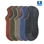 Cotton Low-Cut Ankle Socks – Breathable Casual Footwear for Men